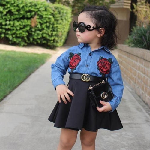 Kids Baby Girls Toddler T-shirt Tops Skirt Tutu Dress 2PCS Set Outfits Clothes Kids Baby Girls Toddler T-shirt Tops Skirt Tutu Dress 2PCS Set Outfits Clothes